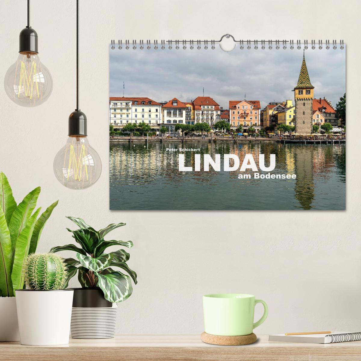 Bild: 9783435414383 | Lindau am Bodensee (Wandkalender 2025 DIN A4 quer), CALVENDO...