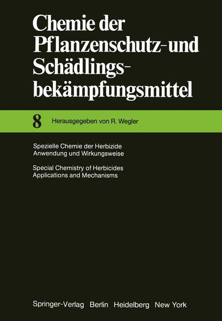 Cover: 9783642816437 | Spezielle Chemie der Herbizide · Anwendung und Wirkungsweise /...