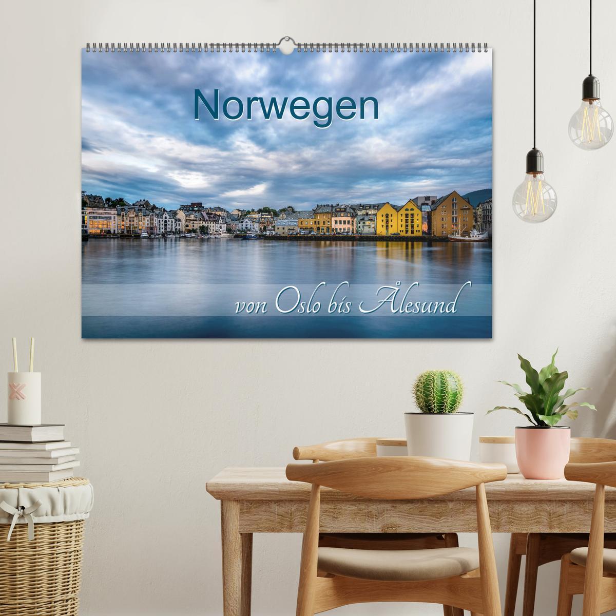 Bild: 9783435355303 | Norwegen von Oslo bis Ålesund (Wandkalender 2025 DIN A2 quer),...