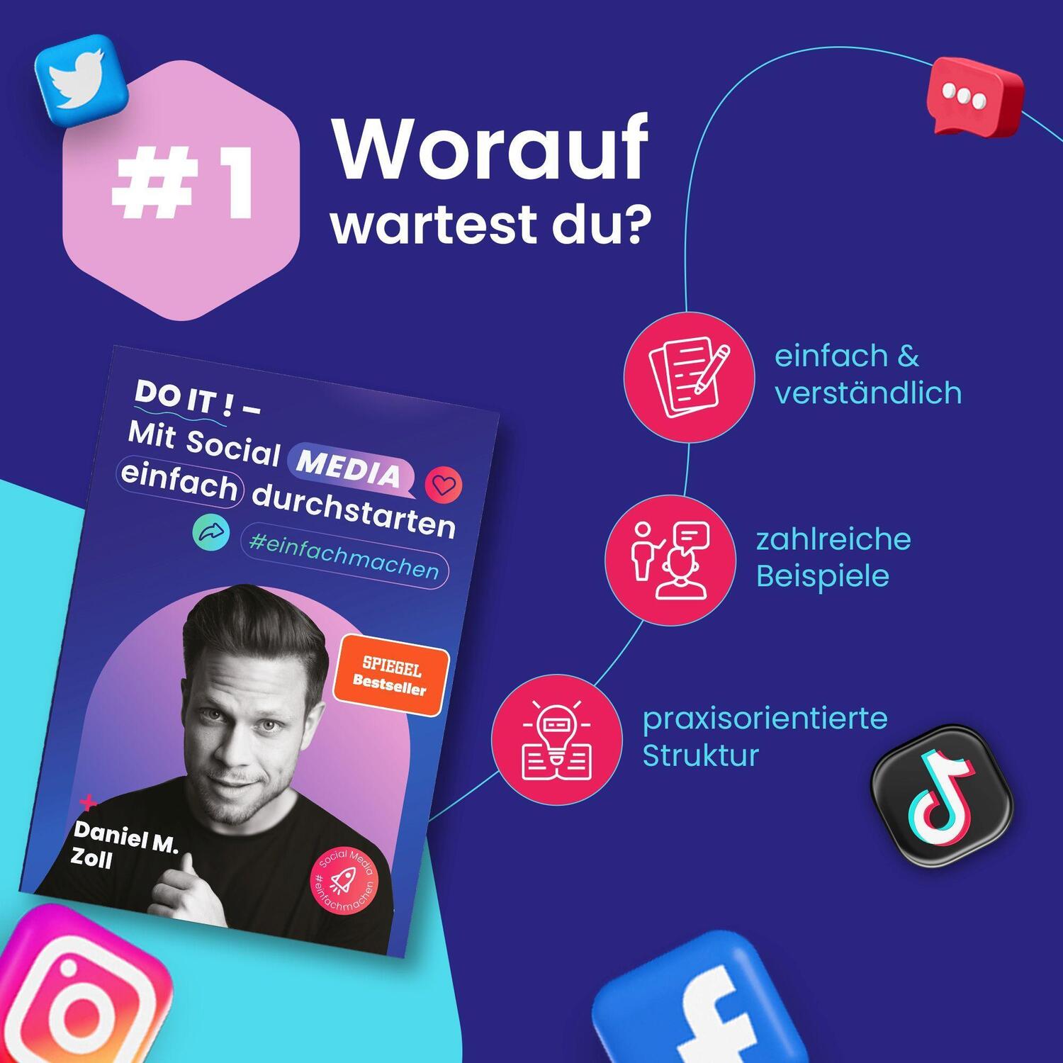 Bild: 9783968901565 | Do it! - Mit Social Media einfach durchstarten | Daniel M. Zoll | Buch