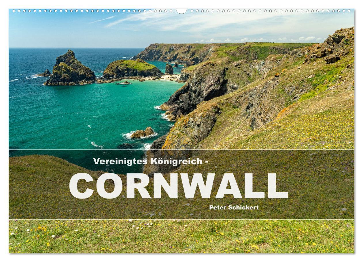 Cover: 9783383767487 | Vereinigtes Königreich - Cornwall (Wandkalender 2025 DIN A2 quer),...