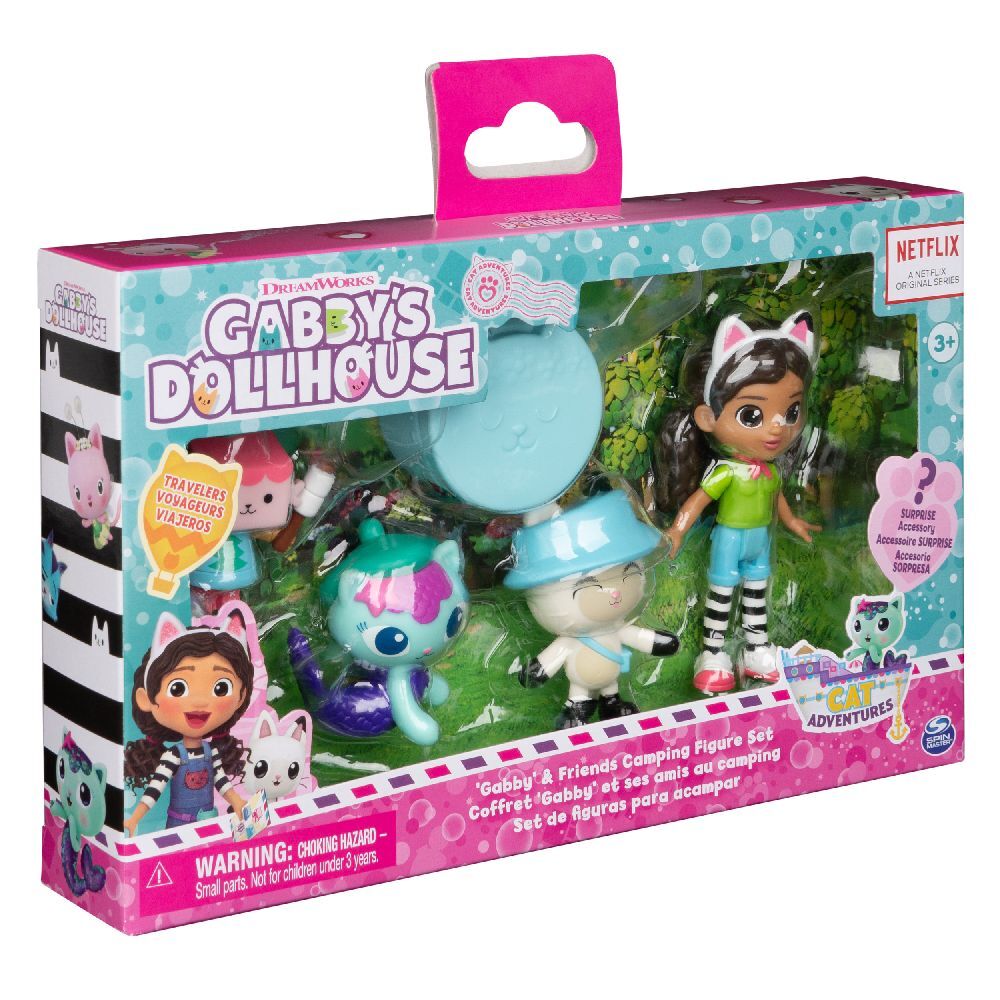 Bild: 778988469262 | Gabby's Dollhouse Friends Figure Pack Camping | In Karton | 46926