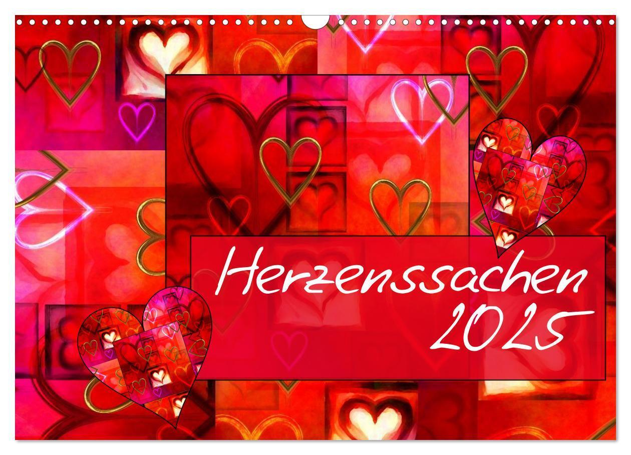 Cover: 9783435827138 | Herzenssachen (Wandkalender 2025 DIN A3 quer), CALVENDO Monatskalender