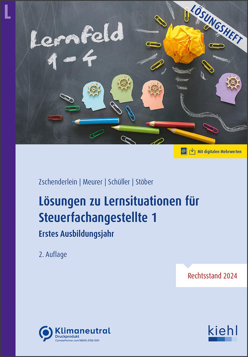 Cover: 9783470109923 | Lösungen zu Lernsituationen für Steuerfachangestellte 1 | Bundle