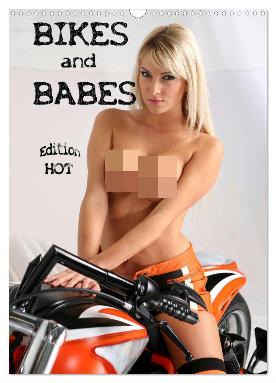 Cover: 9783435959549 | Bikes and Babes - Edition HOT (Wandkalender 2025 DIN A3 hoch),...