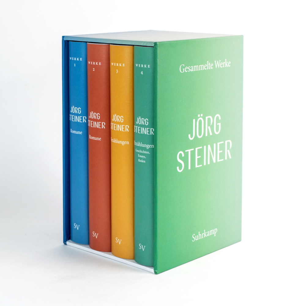 Bild: 9783518429754 | Gesammelte Werke, 4 Teile | Jörg Steiner | Buch | 1788 S. | Deutsch