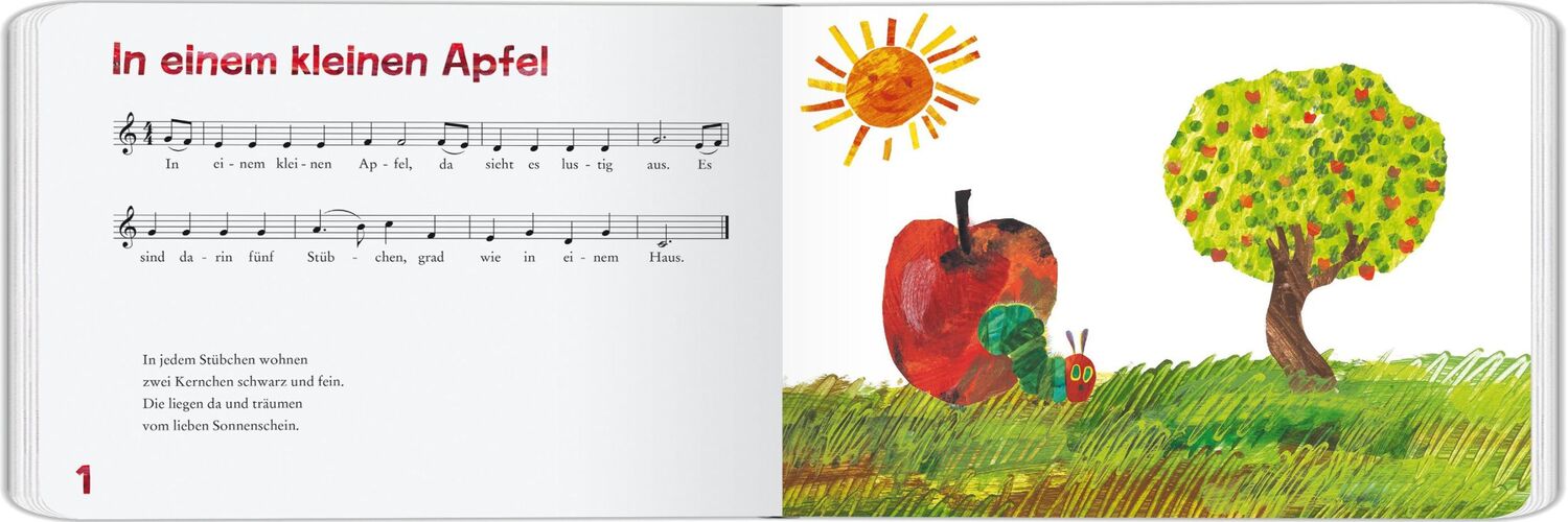 Bild: 9783836961103 | Die kleine Raupe Nimmersatt - Mein Liederbuch | Eric Carle | Buch