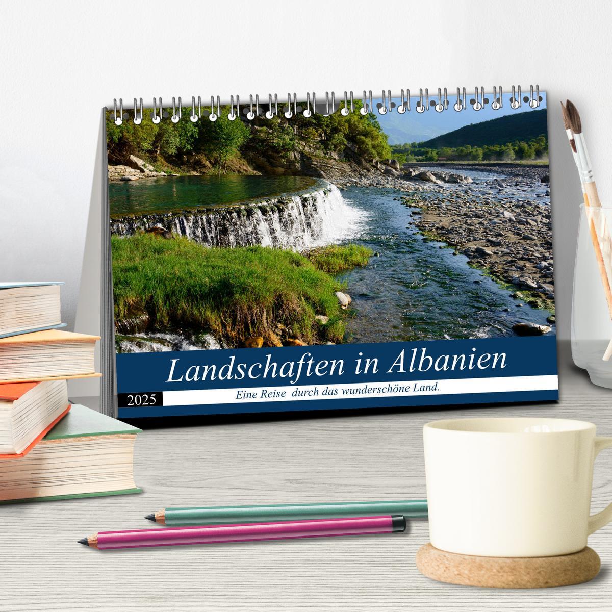 Bild: 9783435305308 | Landschaften in Albanien (Tischkalender 2025 DIN A5 quer), CALVENDO...