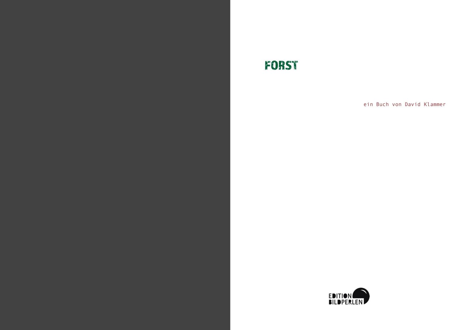 Bild: 9783965460089 | Forst | Die Besetzung des Hambacher Waldes | David Klammer | Buch