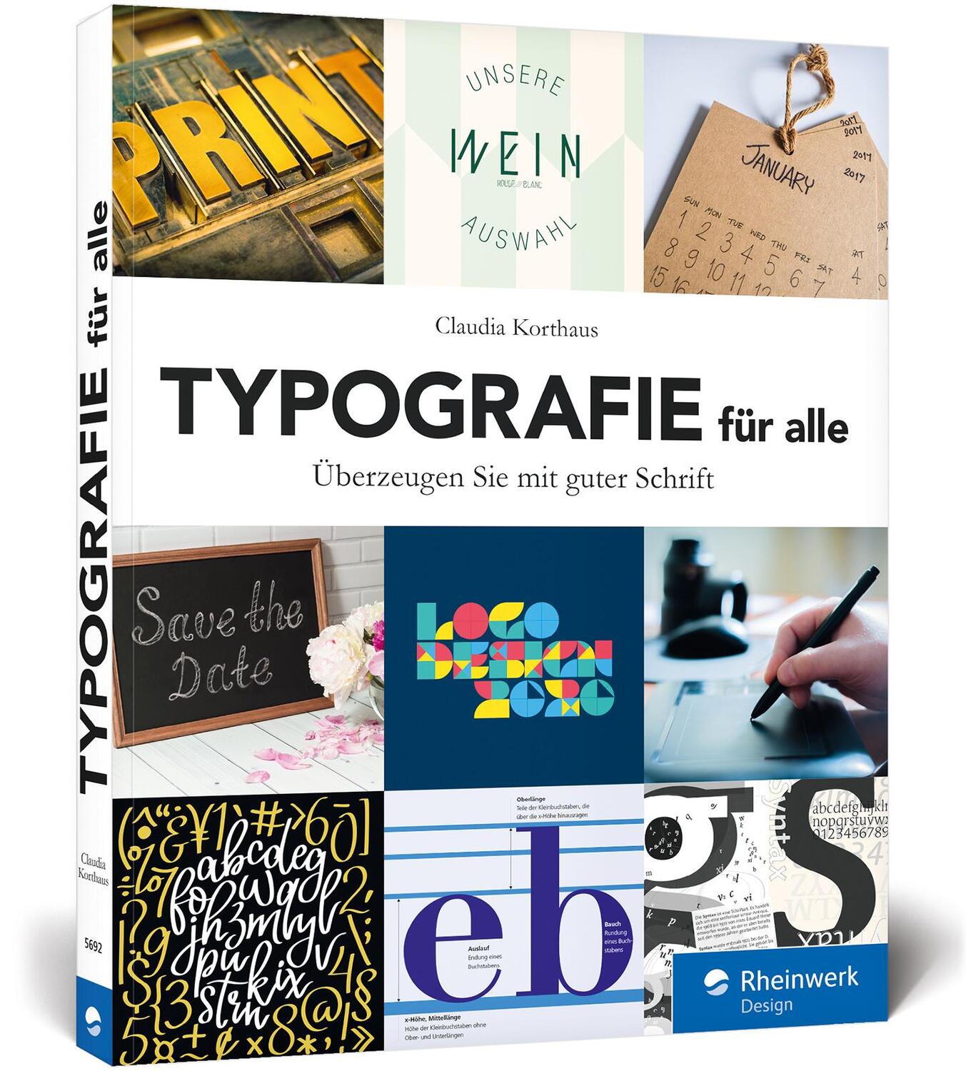 Cover: 9783836256926 | Typografie für alle | Claudia Korthaus | Taschenbuch | 257 S. | 2019