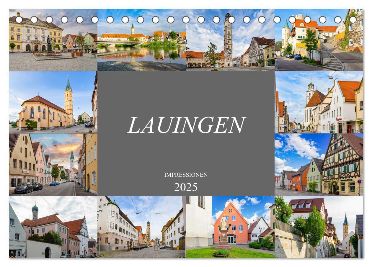 Cover: 9783435054220 | Lauingen Impressionen (Tischkalender 2025 DIN A5 quer), CALVENDO...