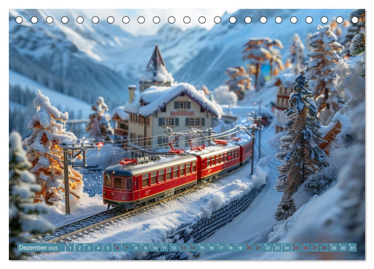 Bild: 9783435380503 | Modelleisenbahnen sind cool (Tischkalender 2025 DIN A5 quer),...