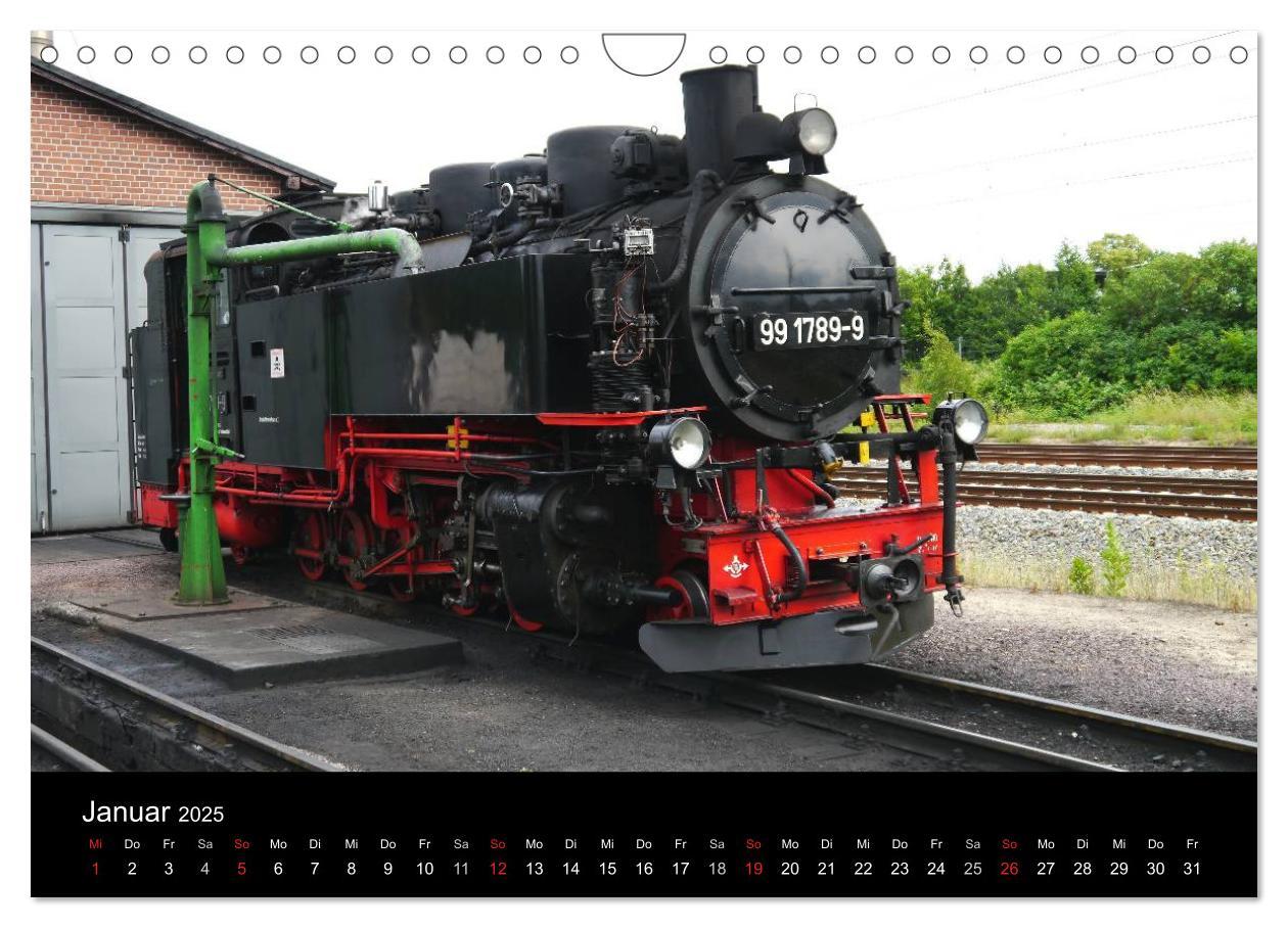 Bild: 9783435566020 | Sächsische Dampfeisenbahnen 2025 (Wandkalender 2025 DIN A4 quer),...