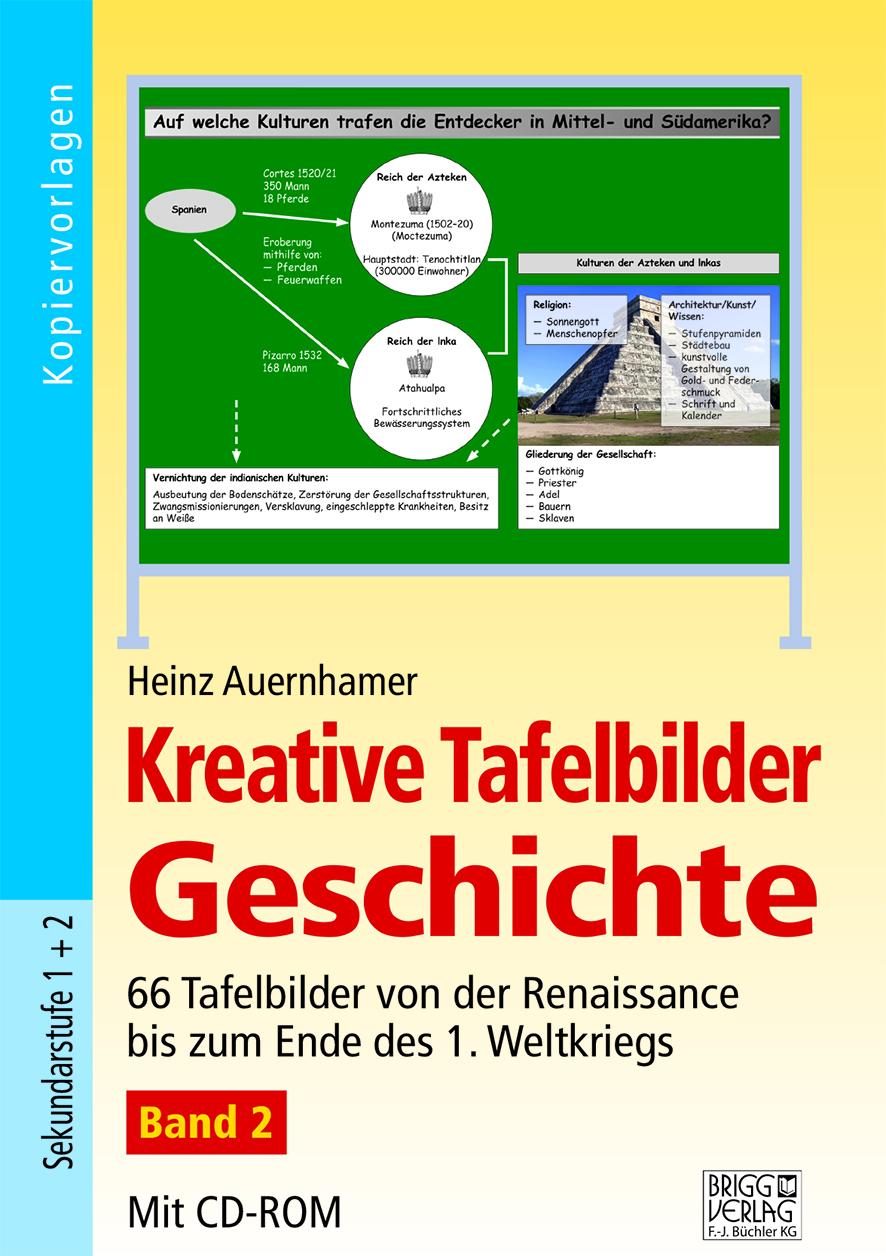 Cover: 9783956601323 | Kreative Tafelbilder Geschichte - Band 2 | Heinz Auernhamer | Buch