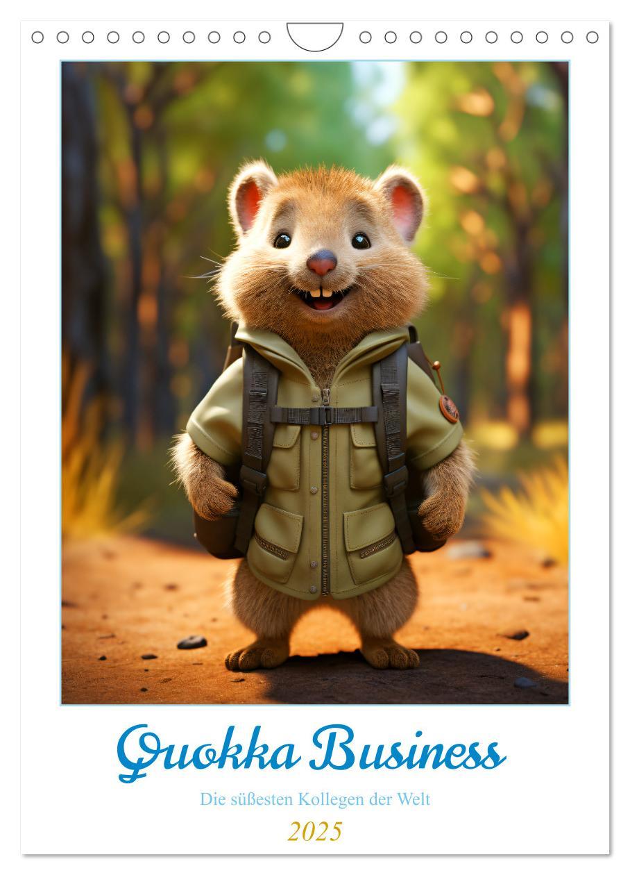 Cover: 9783435857739 | Quokka Business - Die süßesten Kollegen der Welt (Wandkalender 2025...