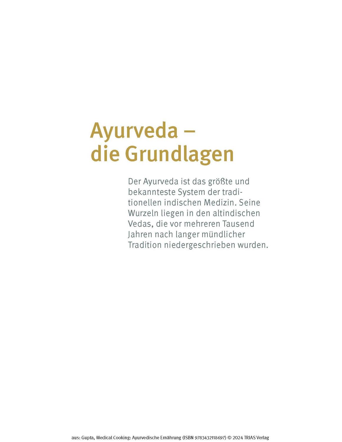 Bild: 9783432118697 | Medical Cooking: Ayurvedische Ernährung | Hedwig Gupta | Buch | 176 S.