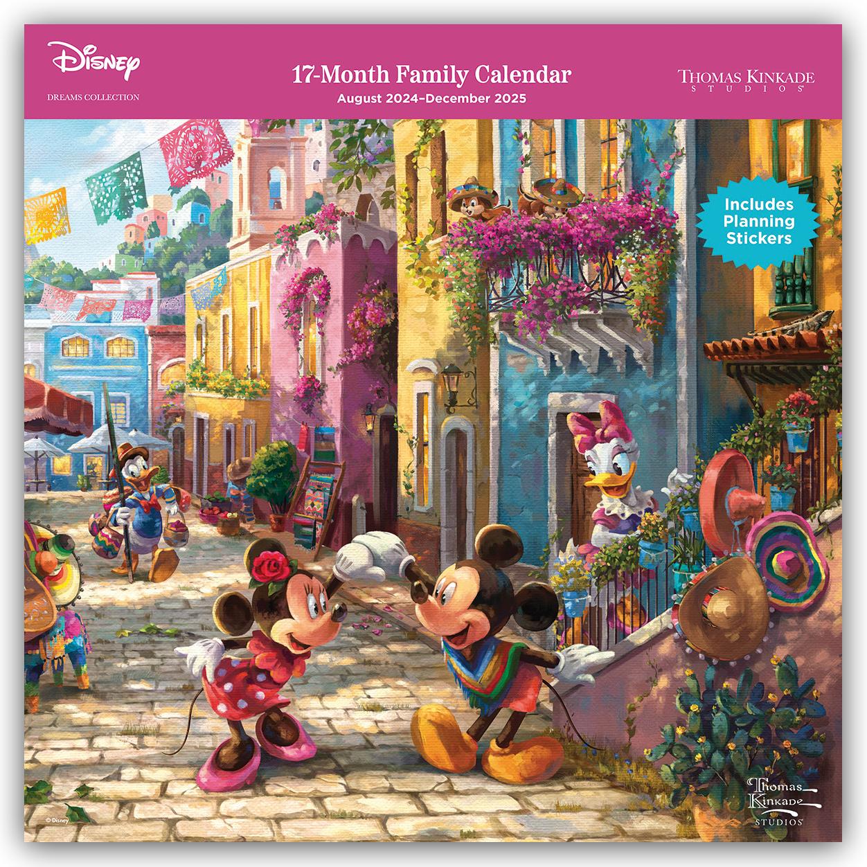 Cover: 9781524889074 | Disney Dreams Collection by Thomas Kinkade Studios: 17-Month...