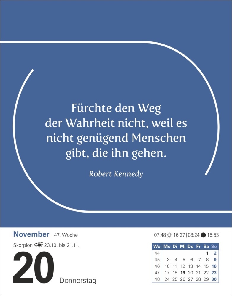 Bild: 9783840033599 | Zitate Tagesabreißkalender 2025 | Berthold Budde | Kalender | Geblockt