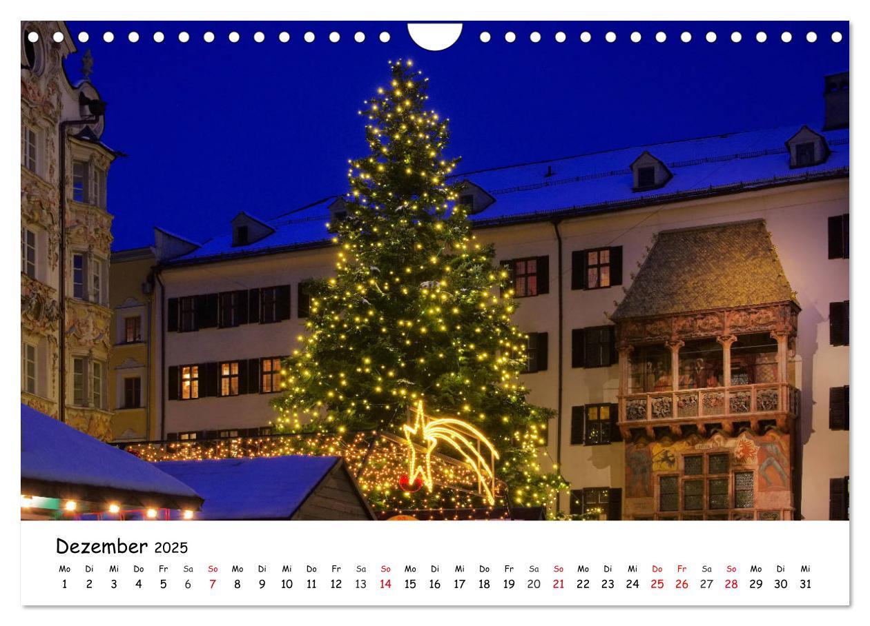 Bild: 9783435440252 | Grüße aus Innsbruck (Wandkalender 2025 DIN A4 quer), CALVENDO...