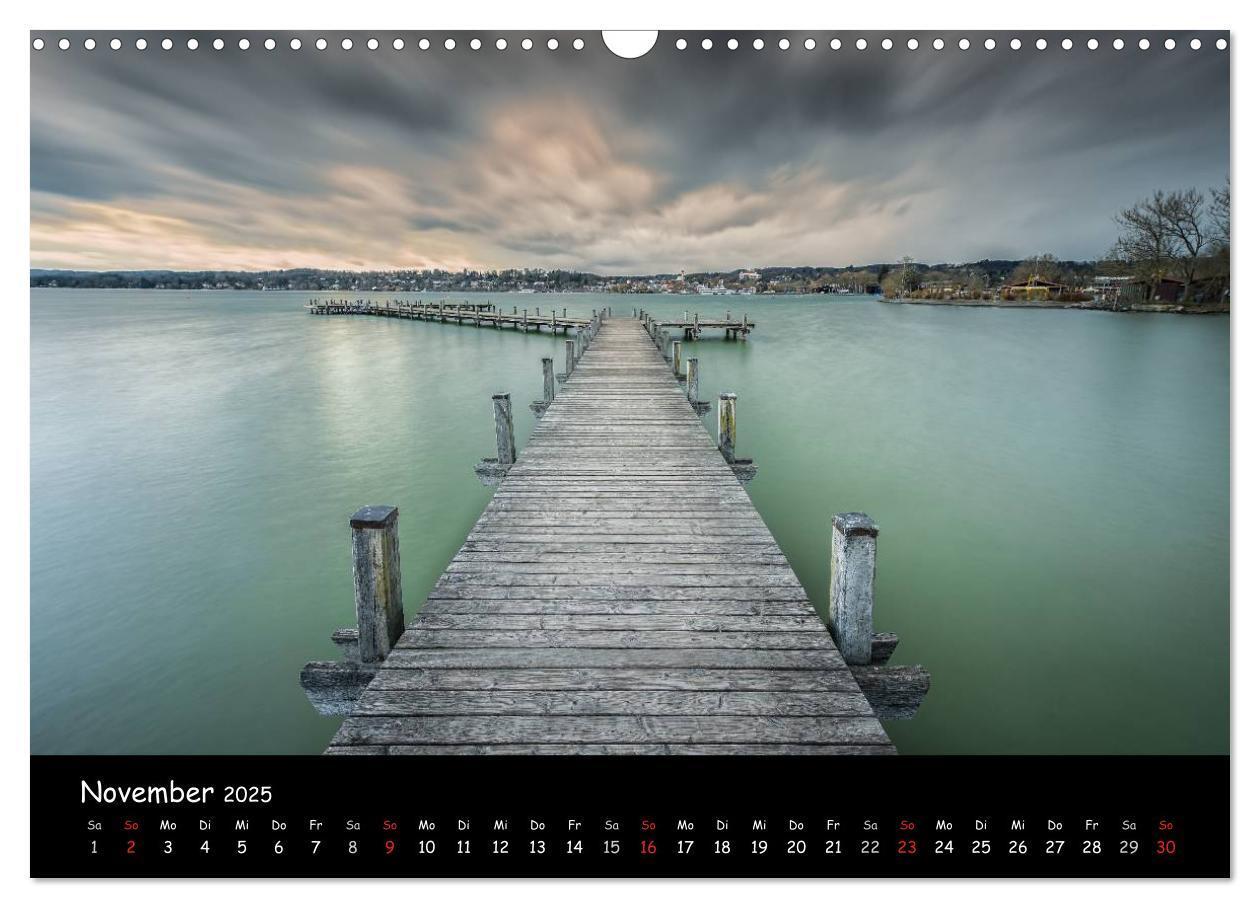 Bild: 9783435578313 | silent minutes - Lichtstimmungen im 5-Seen-Land (Wandkalender 2025...