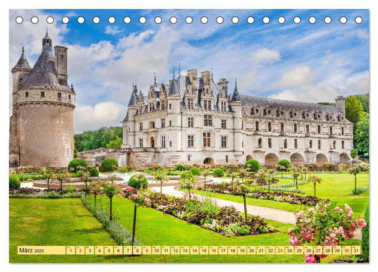 Bild: 9783383800429 | Châteaux. Im Tal der Loire (Tischkalender 2025 DIN A5 quer),...