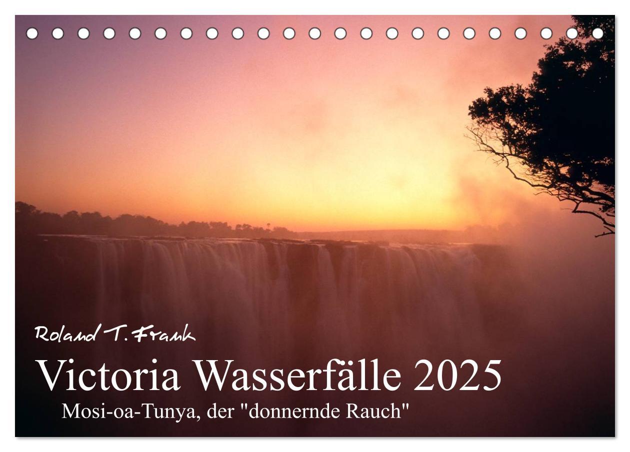 Cover: 9783435812004 | Victoria Wasserfälle (Tischkalender 2025 DIN A5 quer), CALVENDO...