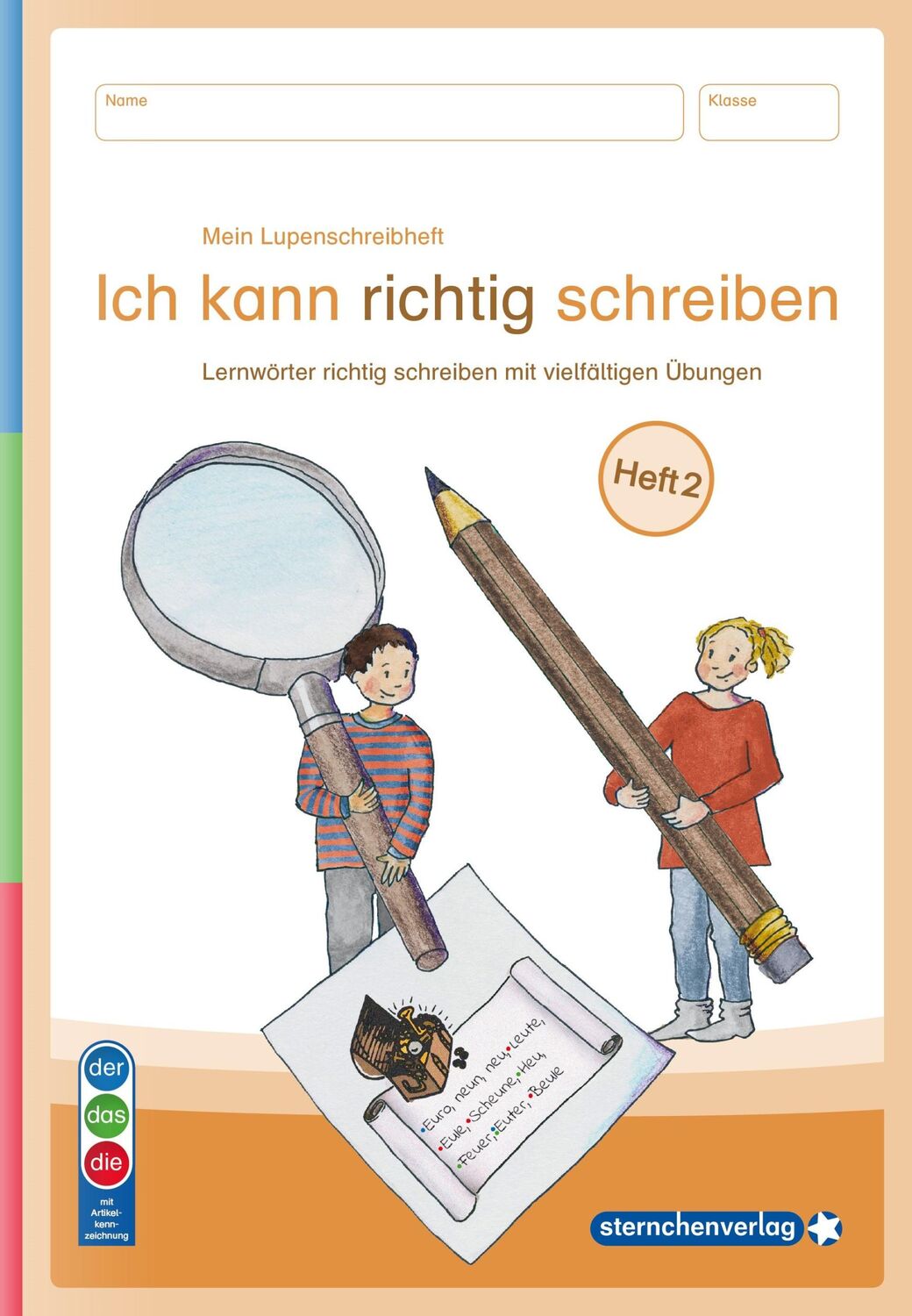 Cover: 9783946904809 | Mein Lupenschreibheft 2 - Ich kann richtig schreiben - Ausgabe mit...