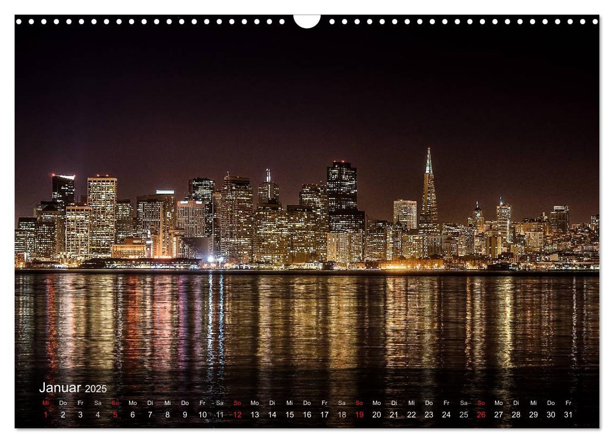 Bild: 9783435621255 | San Francisco Impressionen Tag und Nacht (Wandkalender 2025 DIN A3...