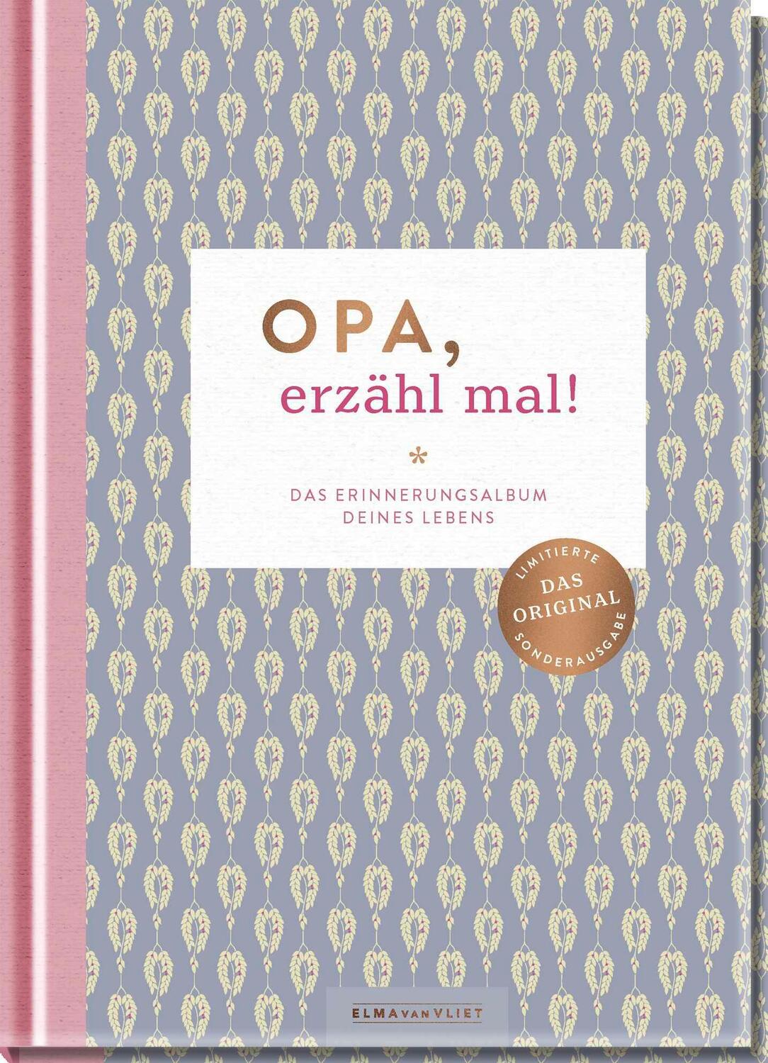 Cover: 4251693904540 | Opa, erzähl mal! | Elma Van Vliet | Notizbuch | 144 S. | Deutsch