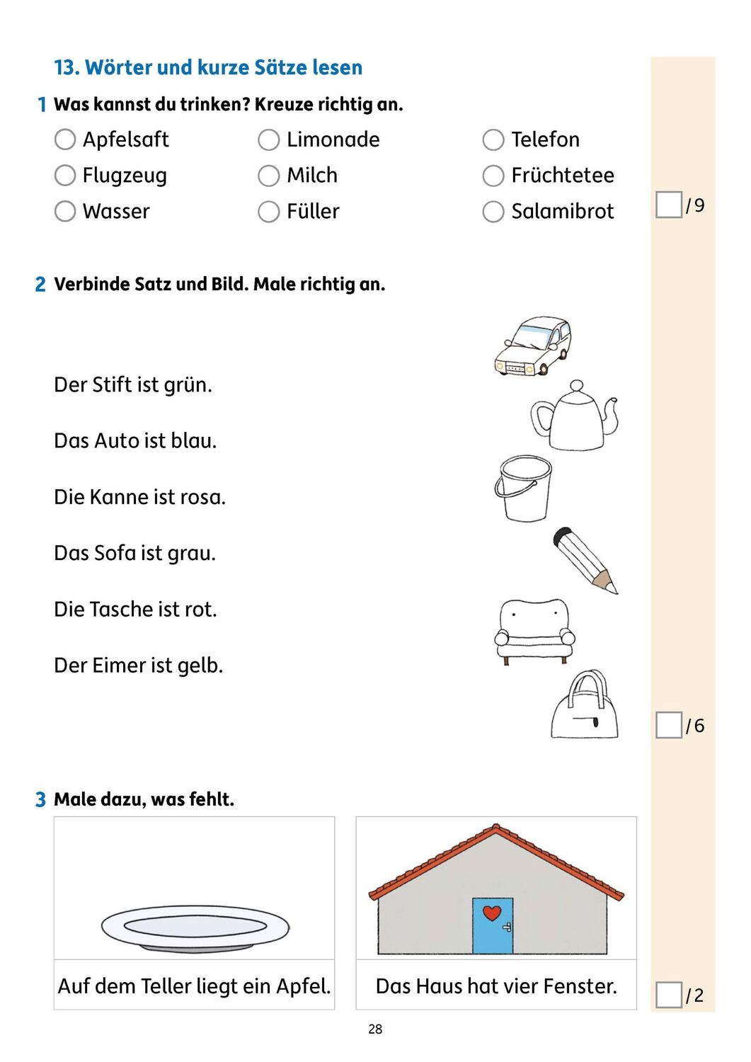 Bild: 9783881002813 | Übungsheft mit Tests in Deutsch 1. Klasse | Ulrike Maier | Broschüre