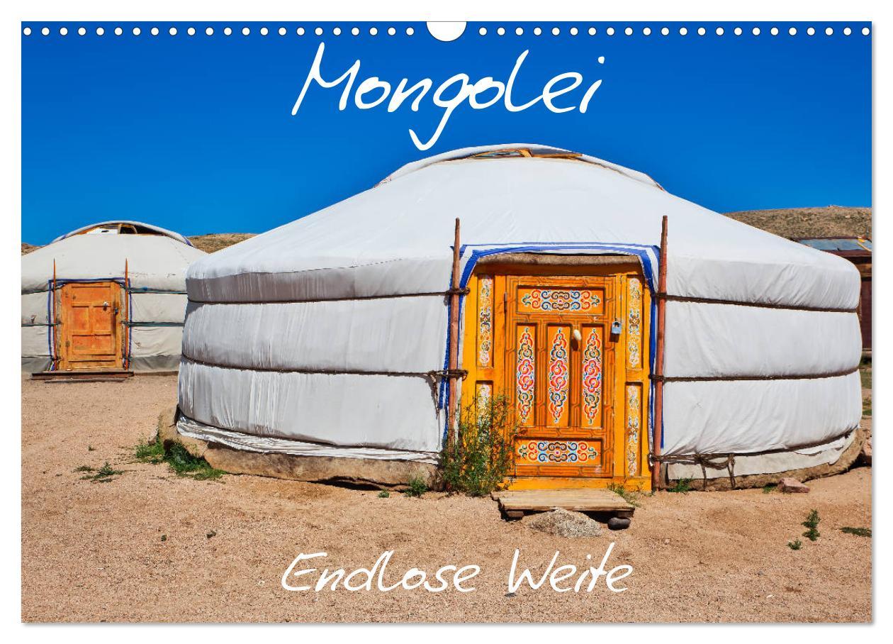 Cover: 9783435286553 | Mongolei Endlose Weite (Wandkalender 2025 DIN A3 quer), CALVENDO...