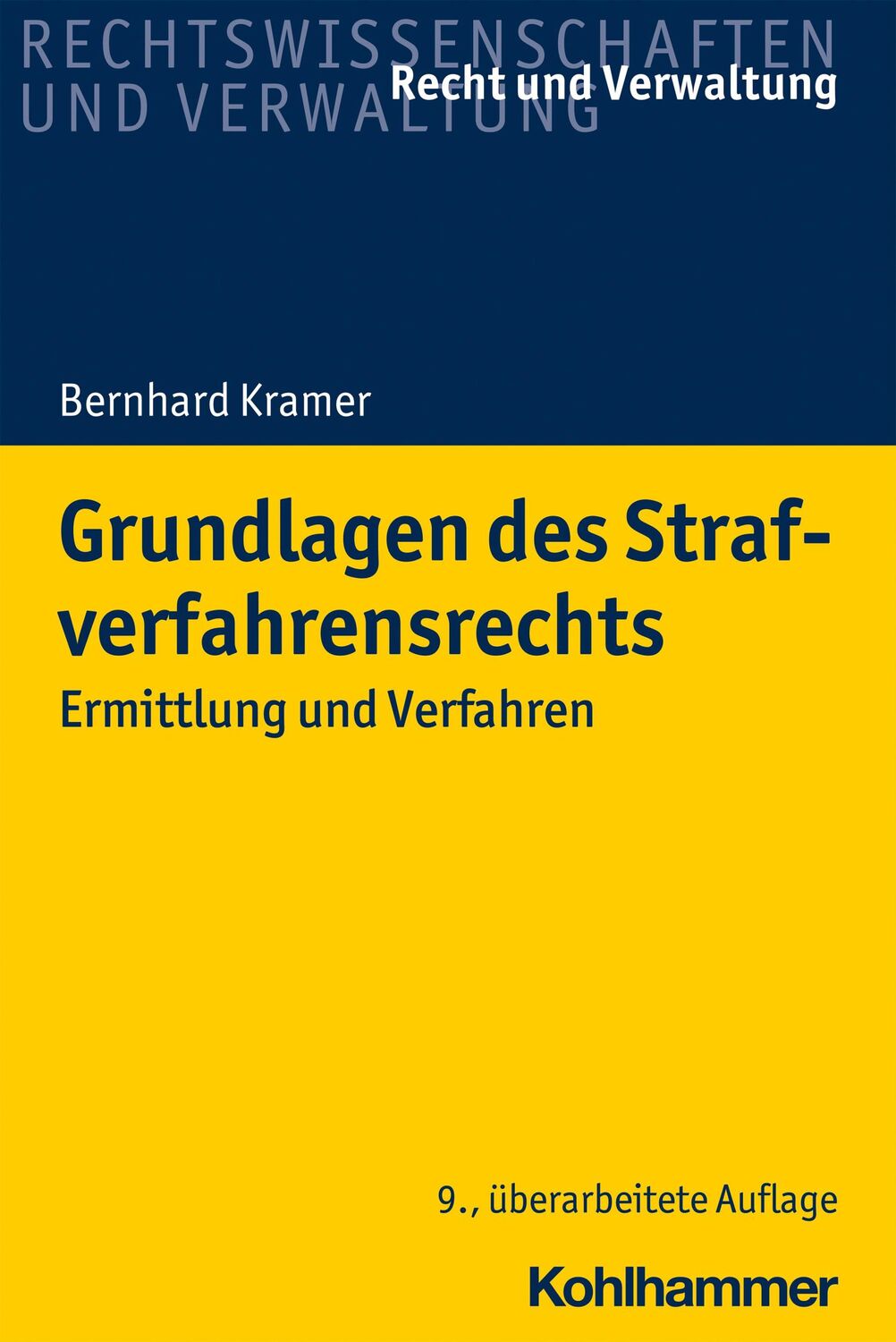 Cover: 9783170389700 | Grundlagen des Strafverfahrensrechts | Ermittlung und Verfahren | Buch