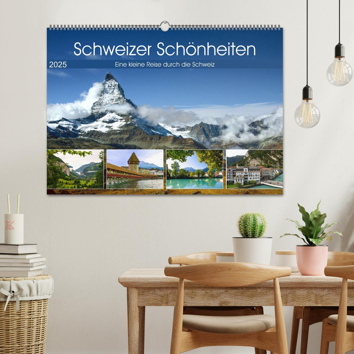 Bild: 9783435160761 | Schweizer Schönheiten (Wandkalender 2025 DIN A2 quer), CALVENDO...