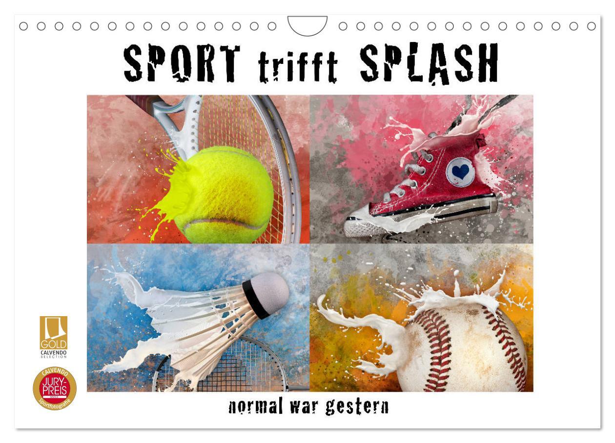 Cover: 9783435237883 | SPORT trifft SPLASH - normal war gestern (Wandkalender 2025 DIN A4...