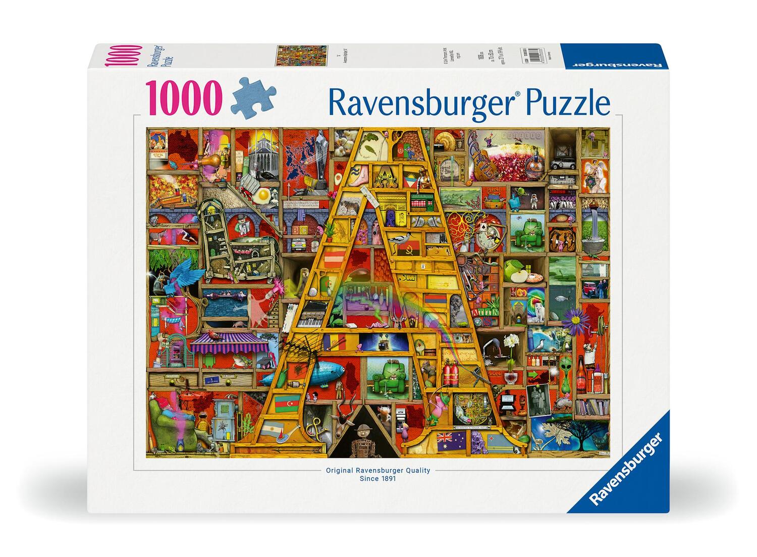 Cover: 4005555003335 | Ravensburger Puzzle 12000333 - Awsome Alphabet A - 1000 Teile...