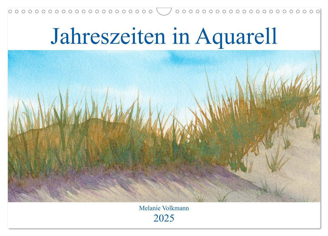 Cover: 9783435095018 | Jahreszeiten in Aquarell (Wandkalender 2025 DIN A3 quer), CALVENDO...