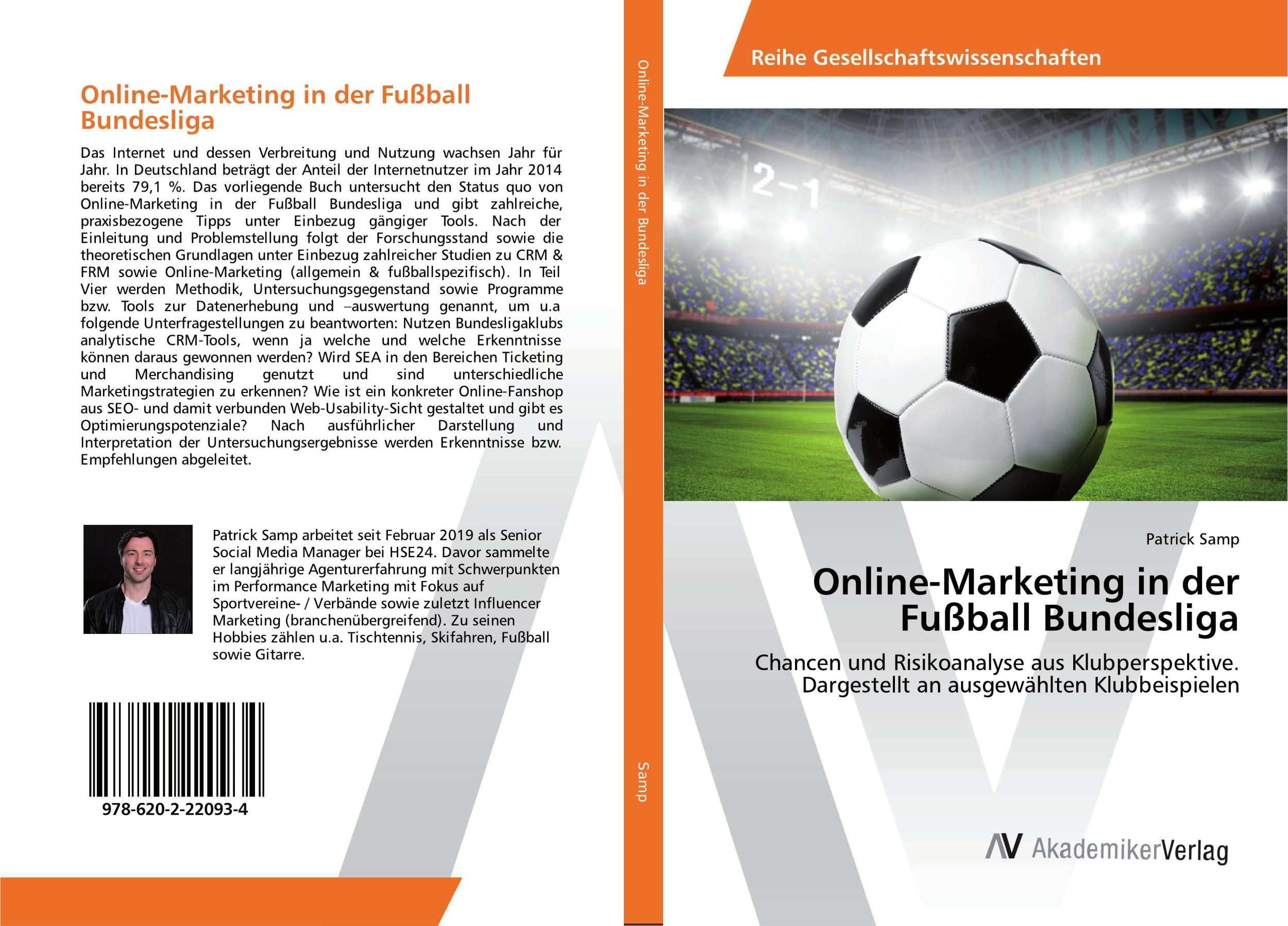 Cover: 9786202220934 | Online-Marketing in der Fußball Bundesliga | Patrick Samp | Buch