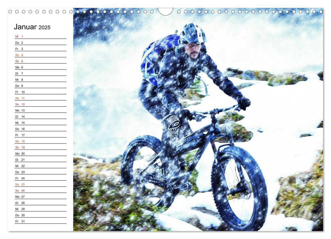 Bild: 9783435487806 | Mountainbike Trails (Wandkalender 2025 DIN A3 quer), CALVENDO...