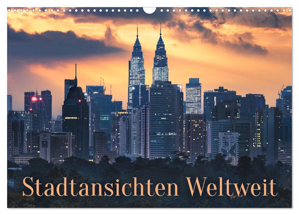 Cover: 9783457142059 | Stadtansichten Weltweit (Wandkalender 2025 DIN A3 quer), CALVENDO...