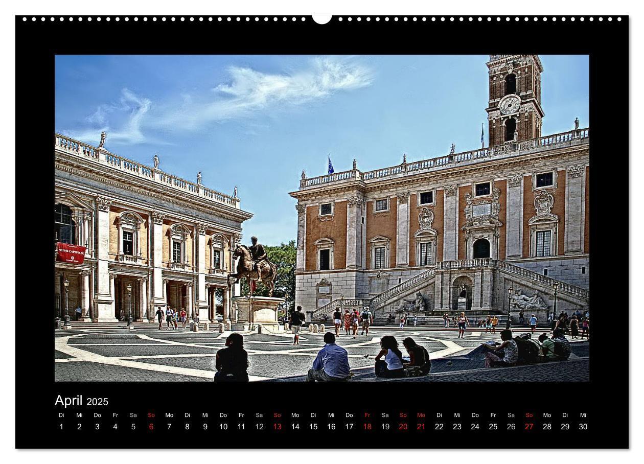 Bild: 9783435827121 | Roma (Wandkalender 2025 DIN A2 quer), CALVENDO Monatskalender | 2025