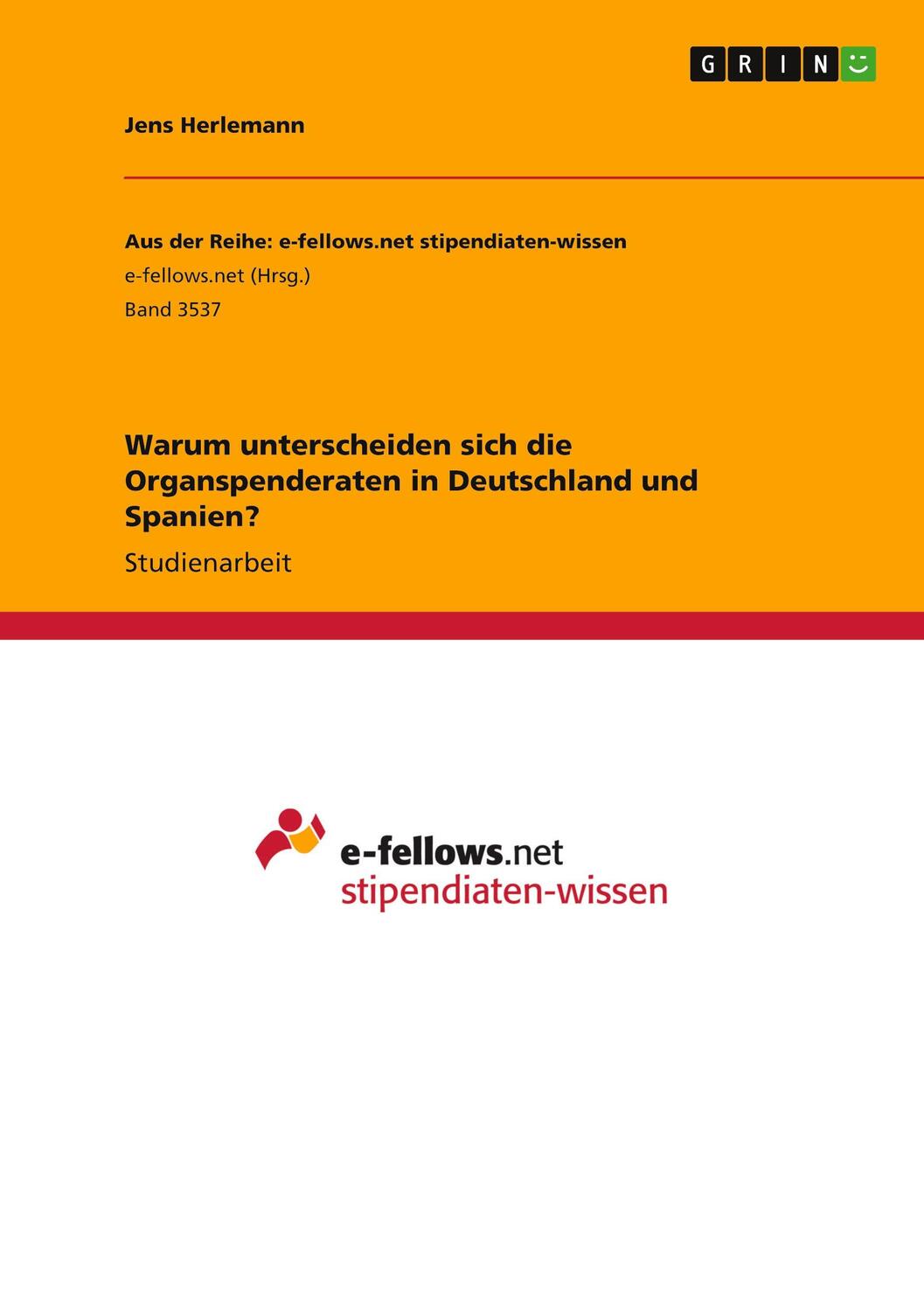 Cover: 9783346221216 | Warum unterscheiden sich die Organspenderaten in Deutschland und...