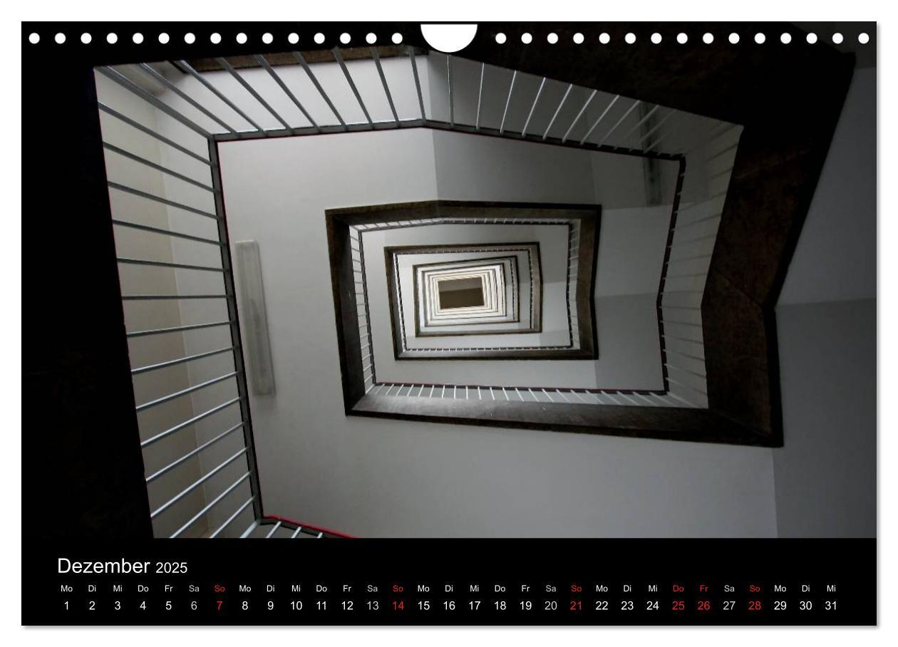 Bild: 9783435832125 | Treppen (Wandkalender 2025 DIN A4 quer), CALVENDO Monatskalender