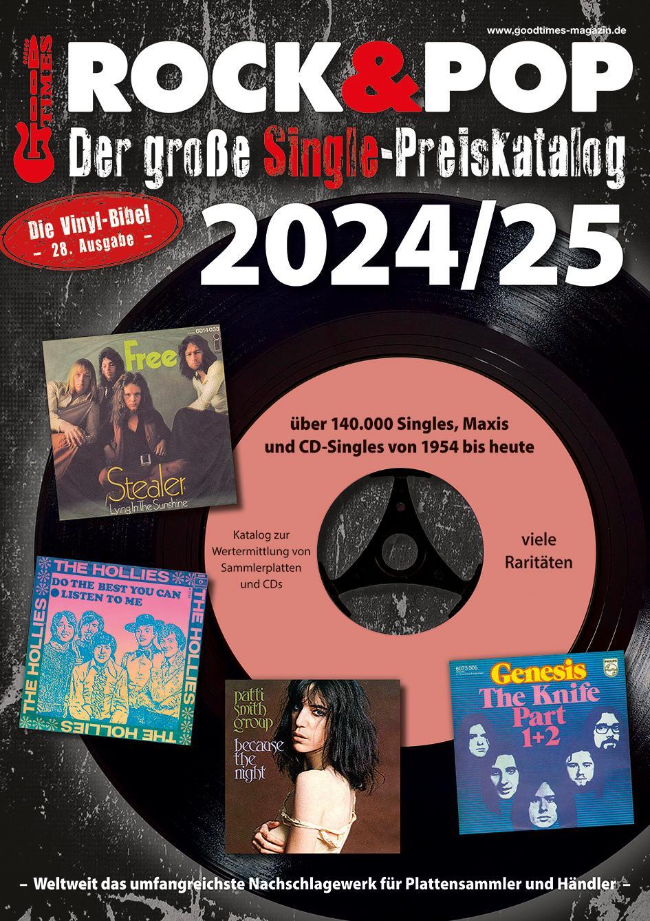 Cover: 9783938155424 | Der große Rock &amp; Pop Single Preiskatalog 2024/25 | Martin Reichold