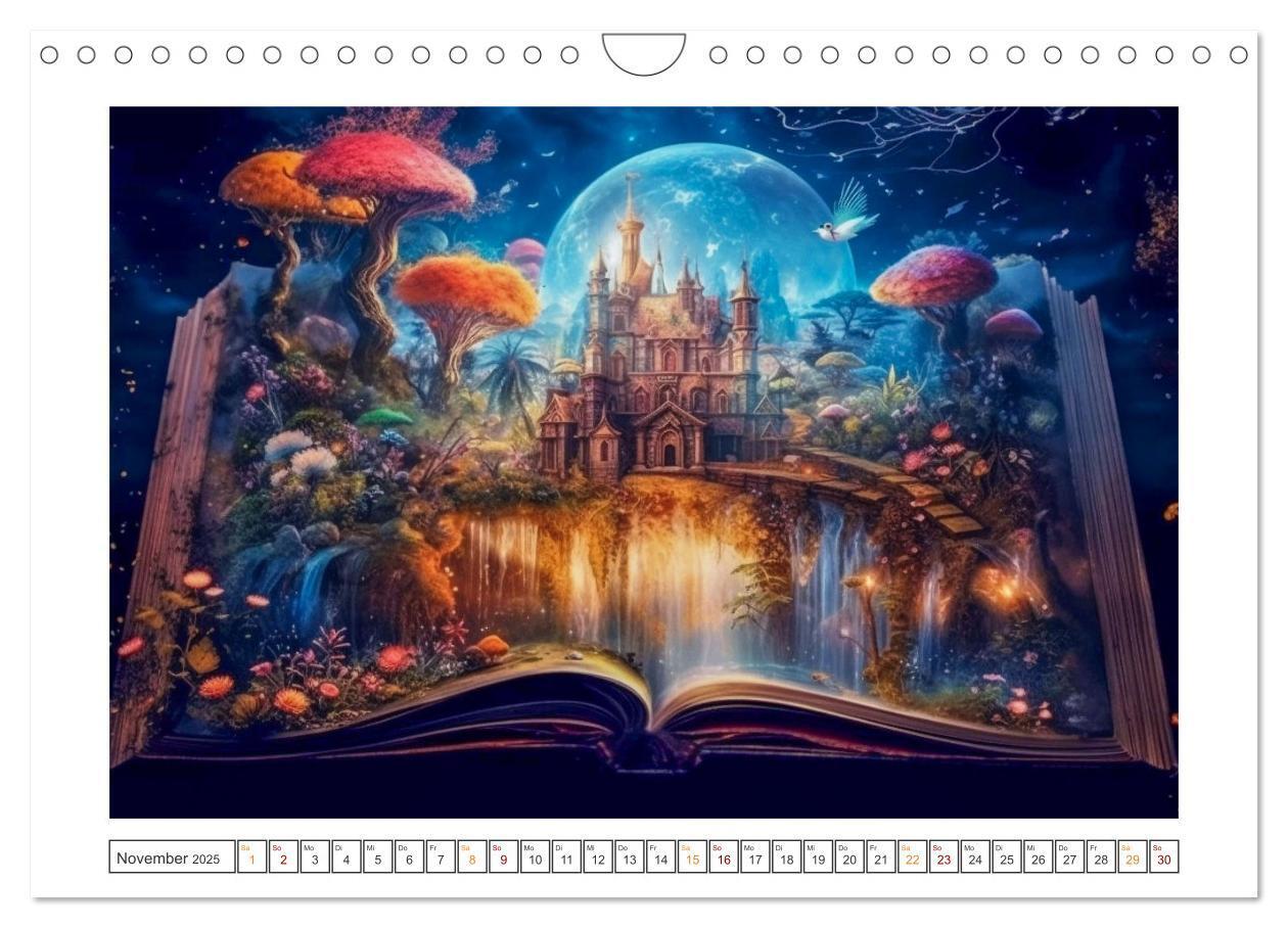 Bild: 9783383858949 | Zauberbuch - Terra Magica (Wandkalender 2025 DIN A4 quer), CALVENDO...