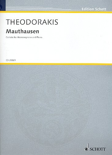 Cover: 9790001171793 | Mauthausen | Mikis Theodorakis | Buch | Schott Music