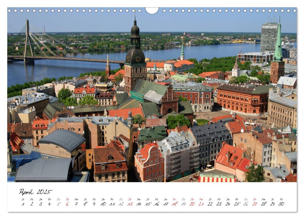 Bild: 9783435642922 | Litauen und Lettland (Wandkalender 2025 DIN A3 quer), CALVENDO...