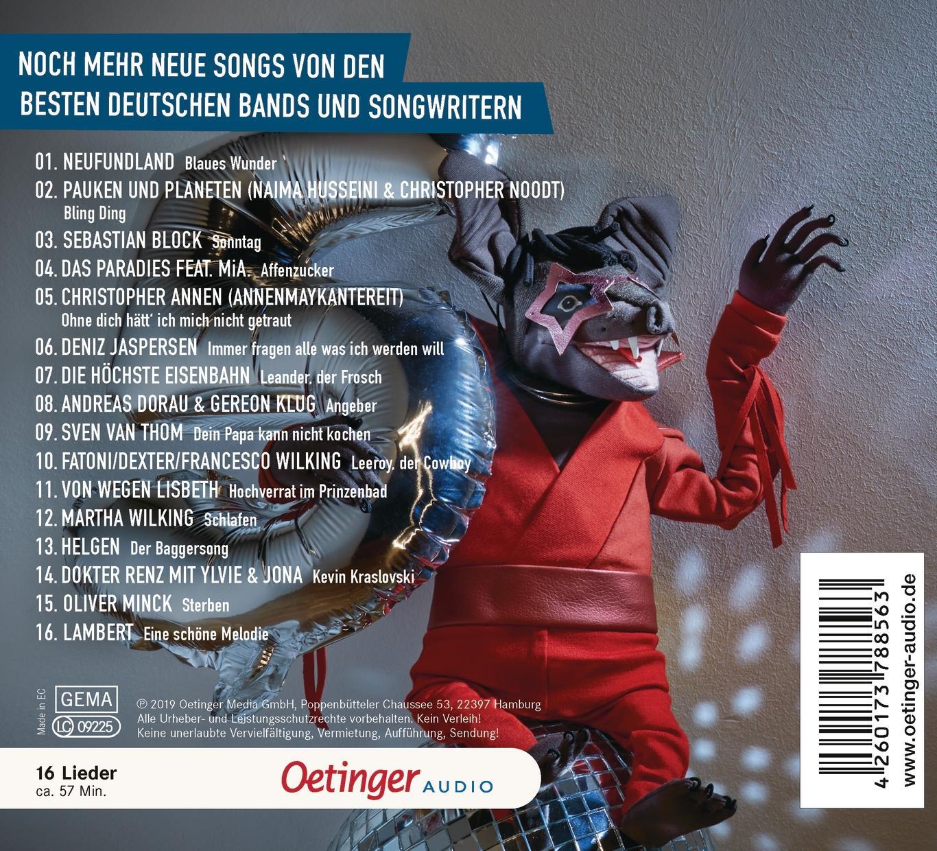 Rückseite: 4260173788563 | Unter meinem Bett 5 | Neufundland (u. a.) | Audio-CD | 57 Min. | 2019