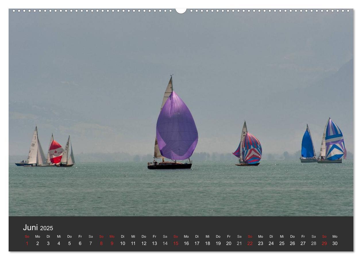 Bild: 9783435504534 | Segelboote auf dem Bodensee (Wandkalender 2025 DIN A2 quer),...