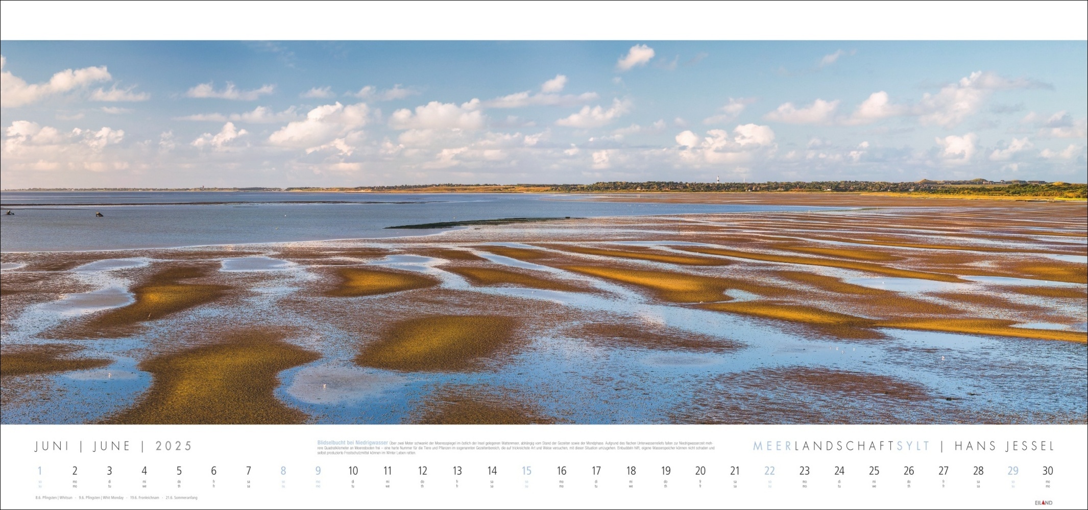 Bild: 9783964023544 | Meerlandschaft SYLT Kalender 2025 - Hans Jessel | Hans Jessel | 13 S.