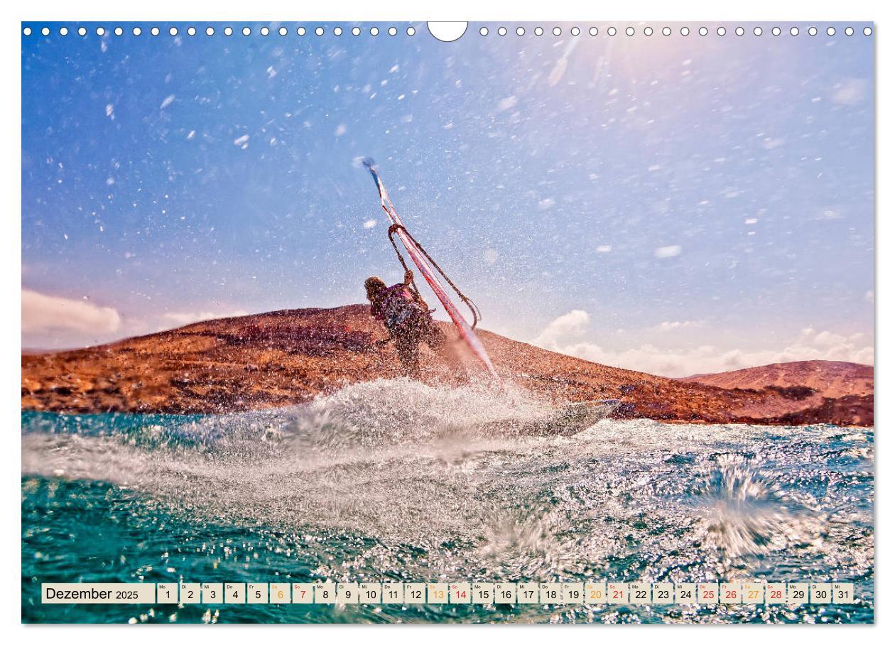 Bild: 9783435272242 | Windsurfing - extrem cool (Wandkalender 2025 DIN A3 quer), CALVENDO...